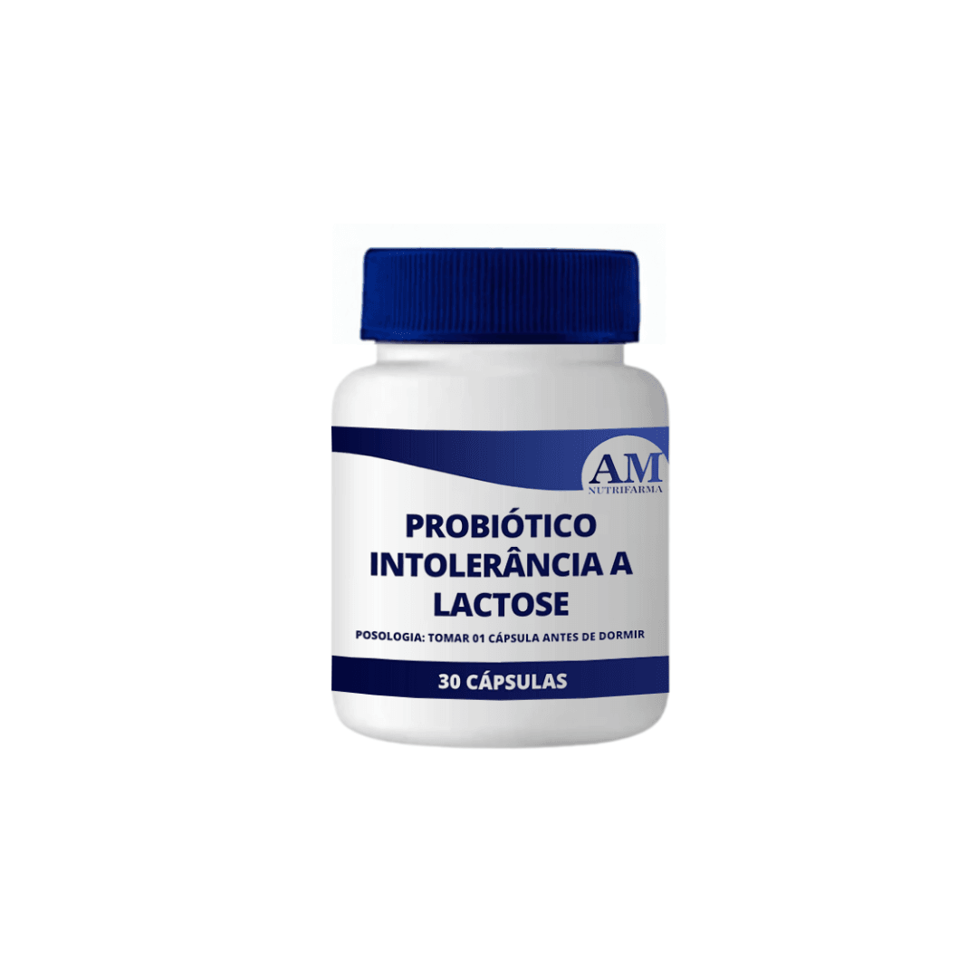 Probiótico Intolerância á Lactose - 30 Cápsulas | Am Nutrifarma