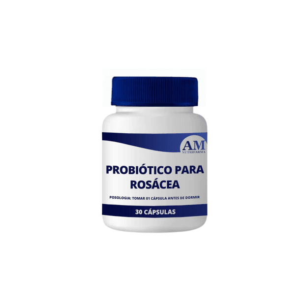 Probiótico para Rosácea - 30 Cápsulas | Am Nutrifarma