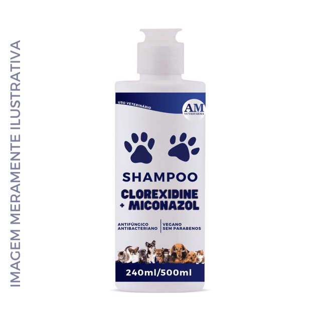 Shampoo Pet tipo Cloresten para Animais Am Nutrifarma
