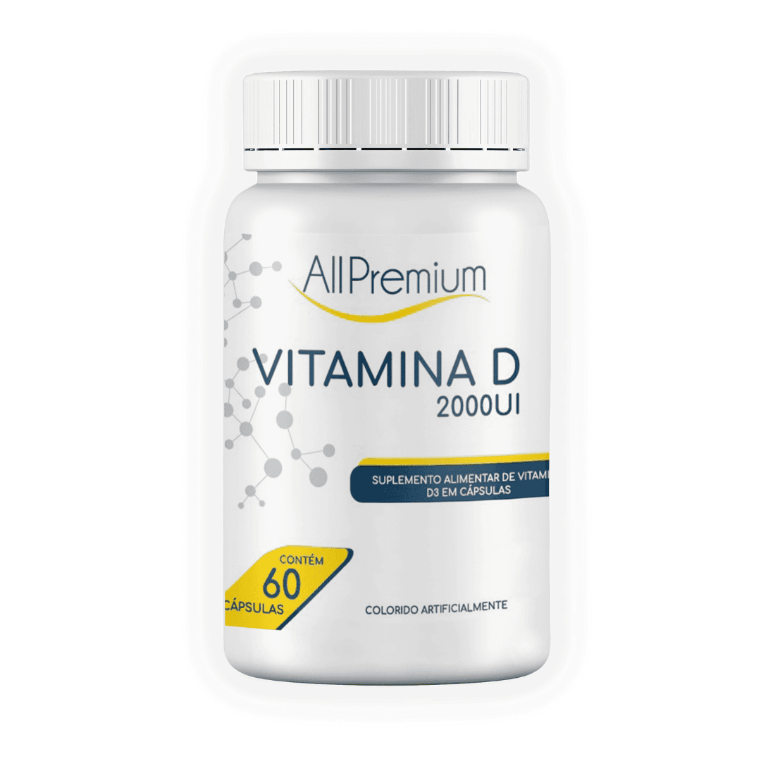 Vitamina D 2000UI - 60 Cápsulas (All Premium) | Am Nutrifarma