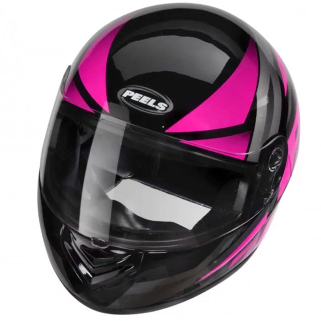 Capacete Moto Norisk Razor Preto Brilho Masculino Feminino Tamanho