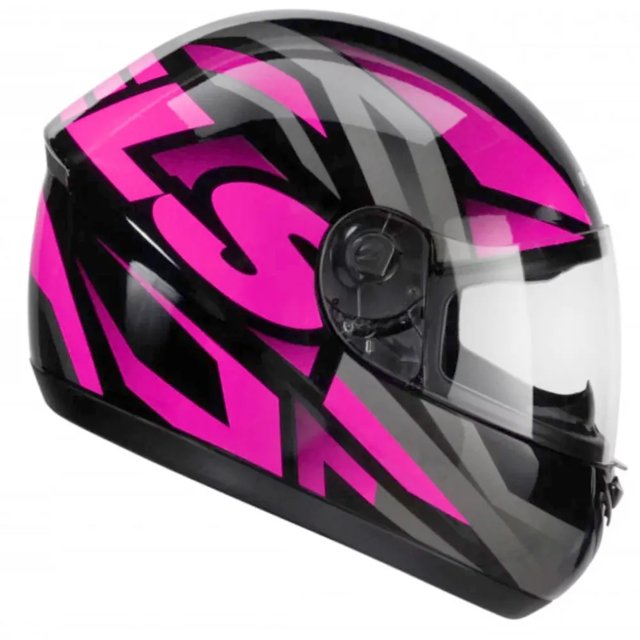 Capacete Moto Norisk Razor Preto Brilho Masculino Feminino Tamanho