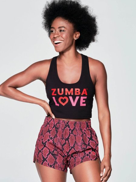 Zumba In Motion Long Sleeve Crop Top