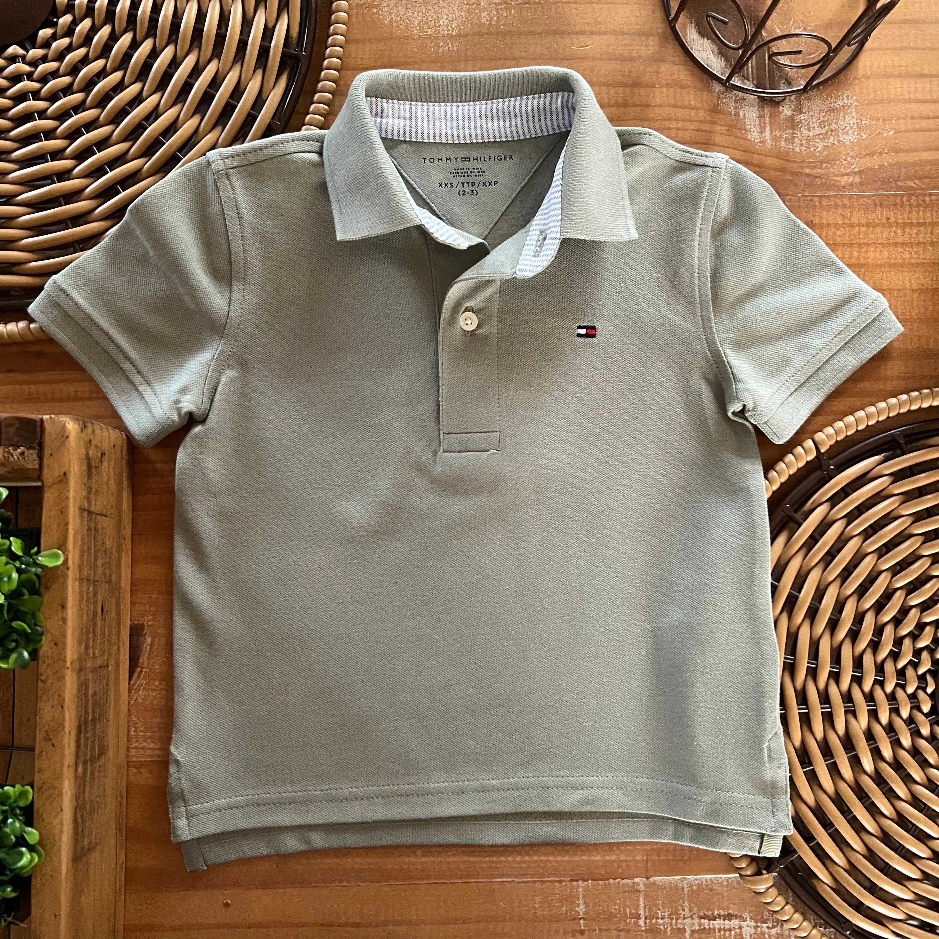 Polo Tommy Hilfiger basic soft green Minivitrini Store