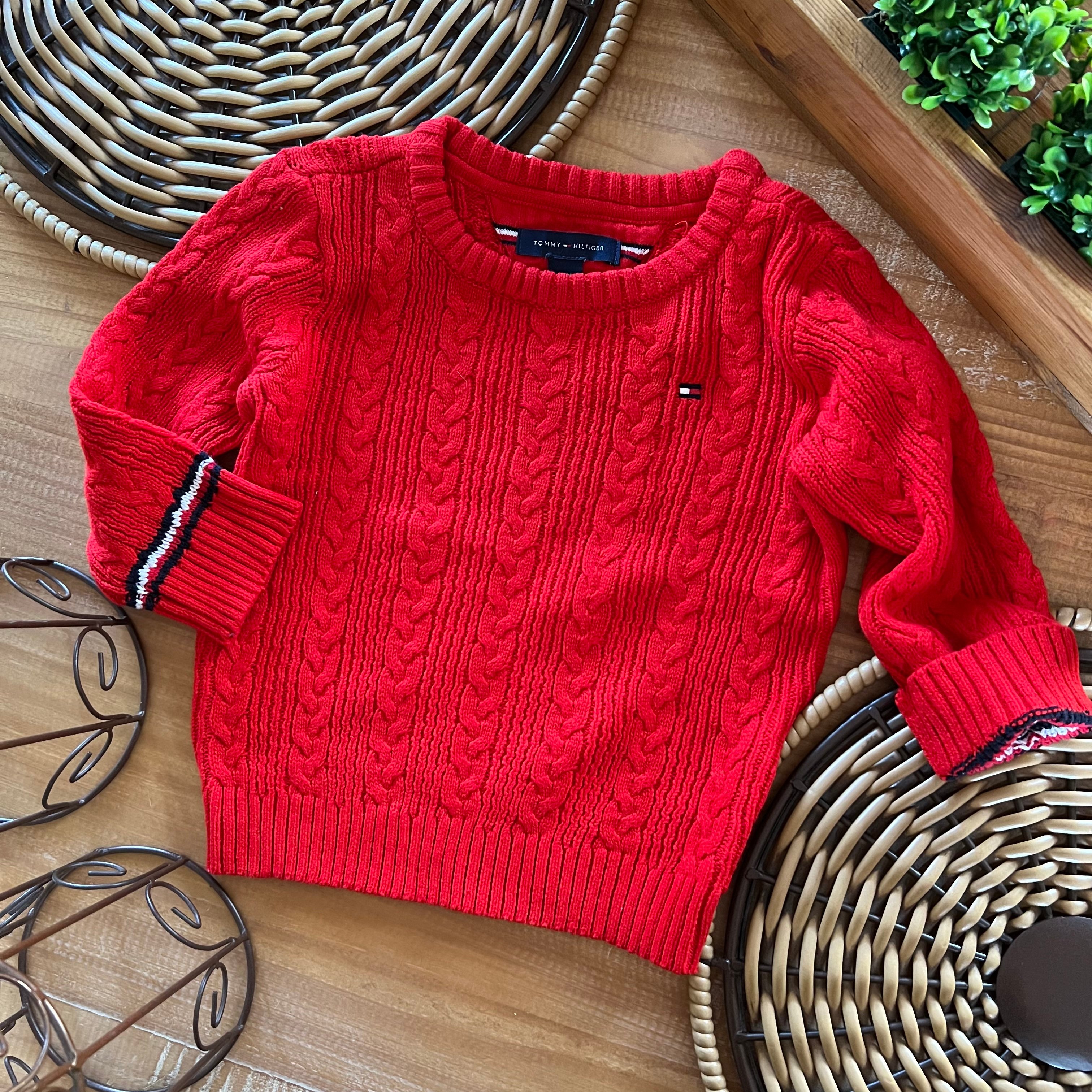 Sweater Tommy Hilfiger baby - Red tricot