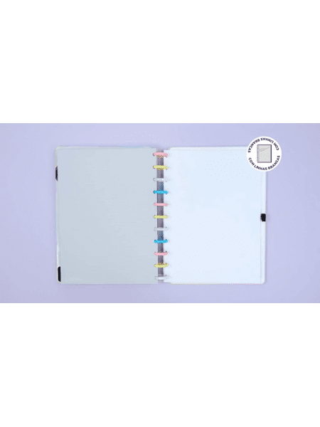 Kit Material Escolar com Caderno Inteligente Candy Splash Médio- Caderno  inteligente