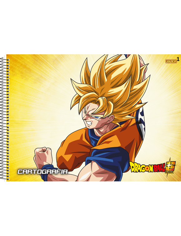 Caderno Dragon Ball Goku E Piccolo Cartografia e Desenho 60F - Shop Macrozao