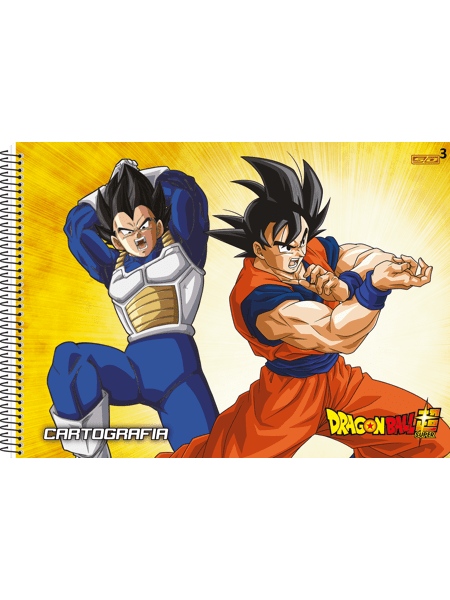 Caderno de Desenho e Cartografia 60F Dragon Ball SD