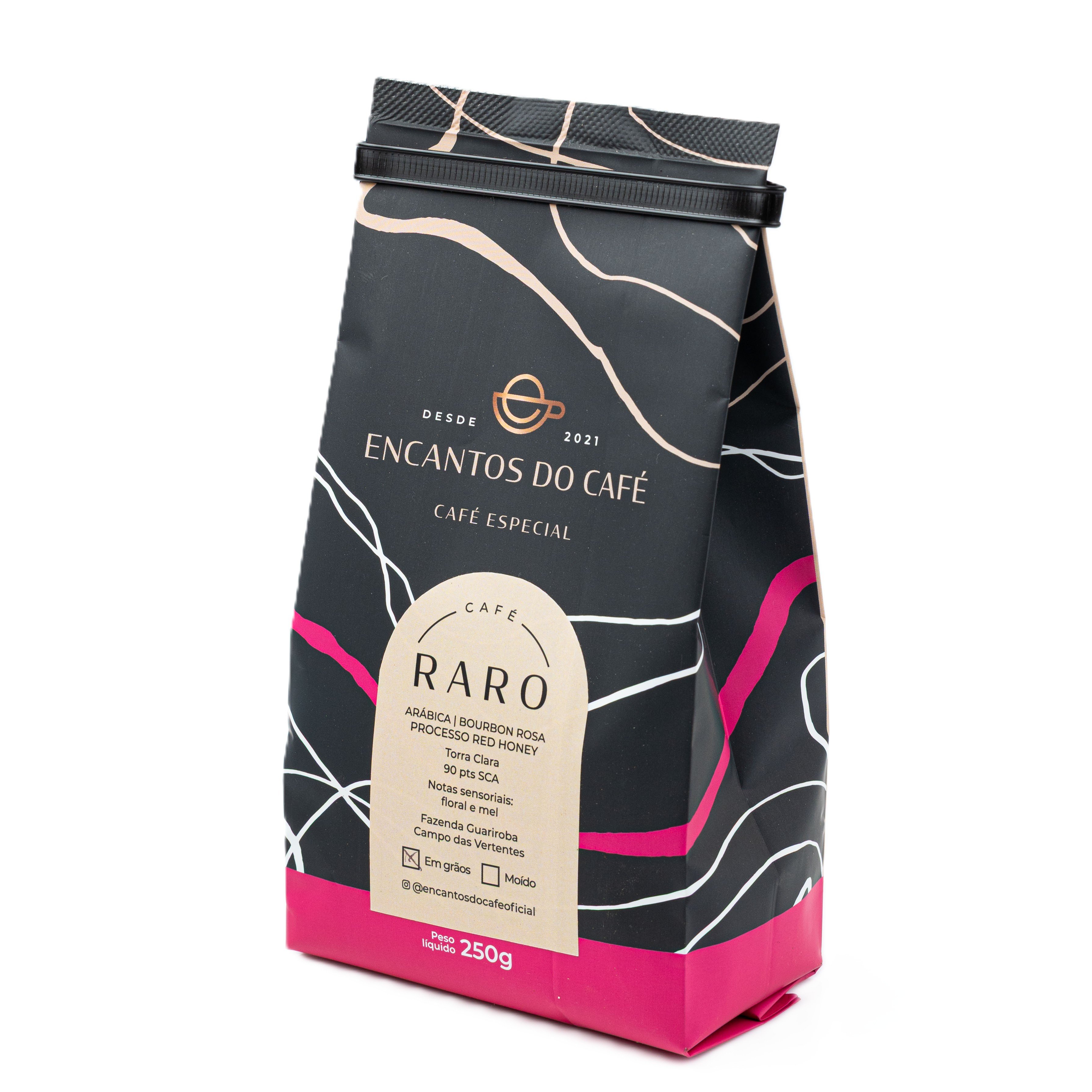 Café RARO 250g | Encantos do Café | A sua loja de café especial