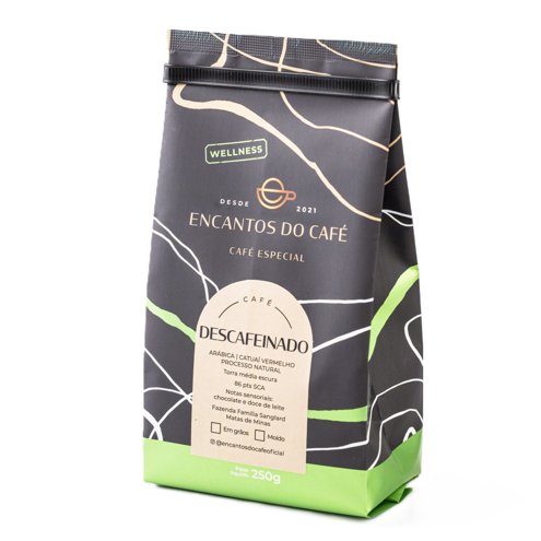 Café DESCAFEINADO 250g — Encantos do Café