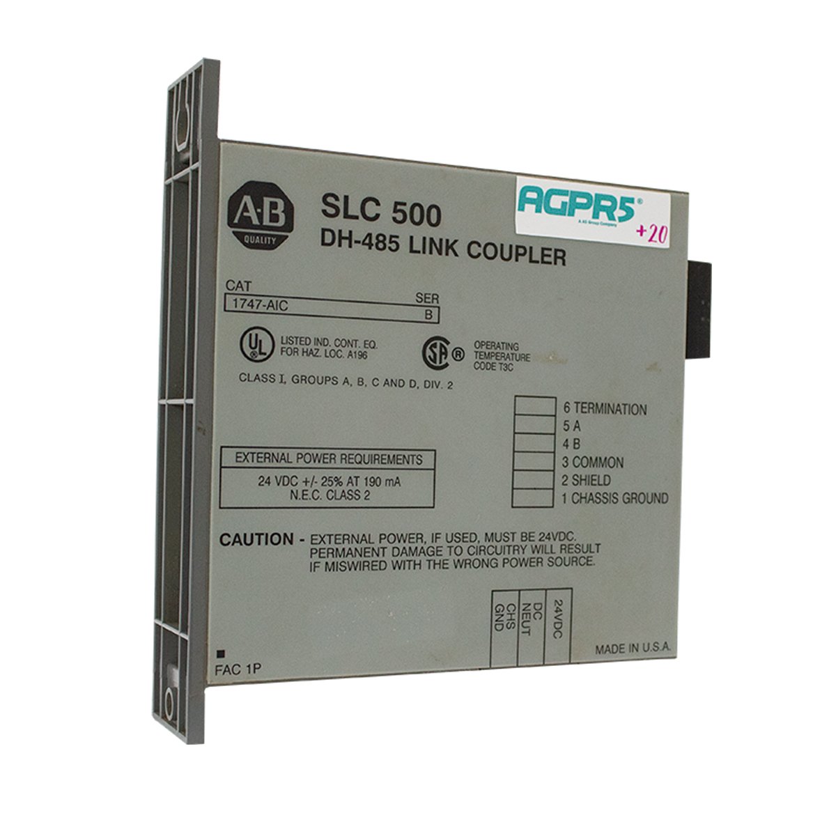 SLC500-1747-AIC/B ALLEN BRADLEY | Agpr5