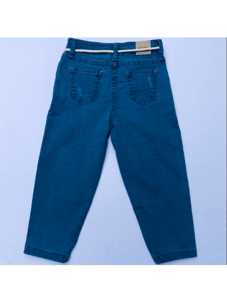 CALÇA JEANS JUVENIL FEMININA MOM FIT COLOR - FERRUGEM - 306084  Roupa  Infantil no Atacado - Canal de compra do lojista - SunPlace