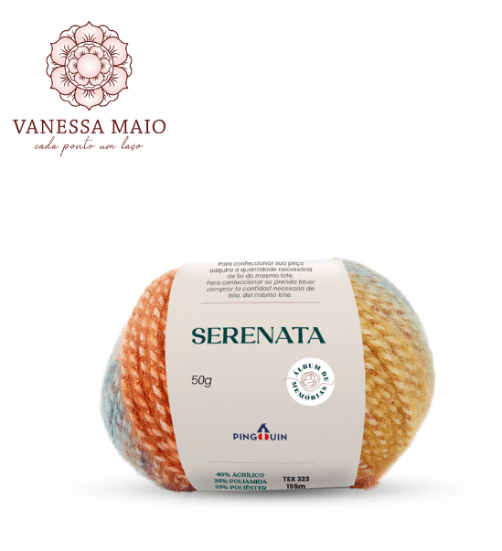 FIO SERENATA | PINGOUIN | 50G | Vanessa Maio