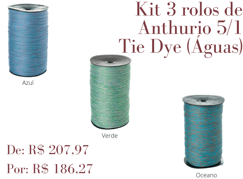 Kit Anthurio 5/1 - 1KG Tie Dye (Águas)