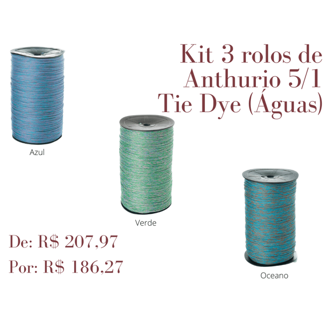 Kit Anthurio 5/1 - 1KG Tie Dye (Águas)