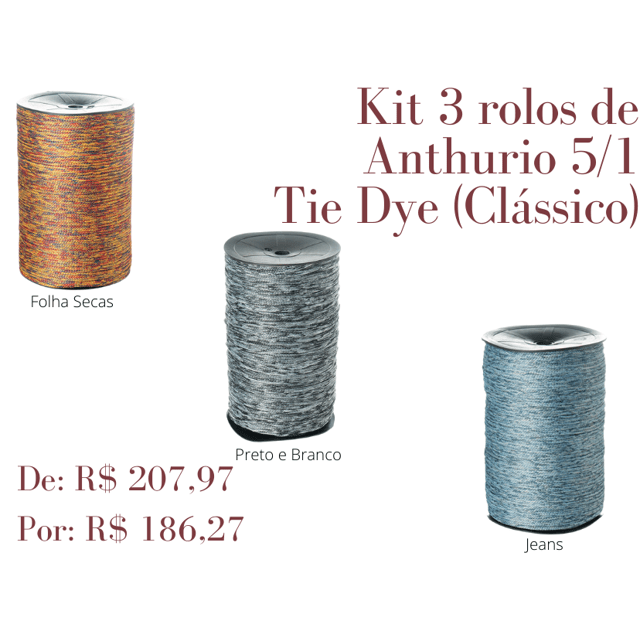 Kit Anthurio 5/1 - 1KG Tie Dye (Clássico)