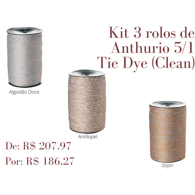 Kit Anthurio 5/1 - 1KG Tie Dye (Clean)