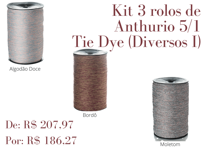 Kit Anthurio 5/1 - 1KG Tie Dye (Diversos I)