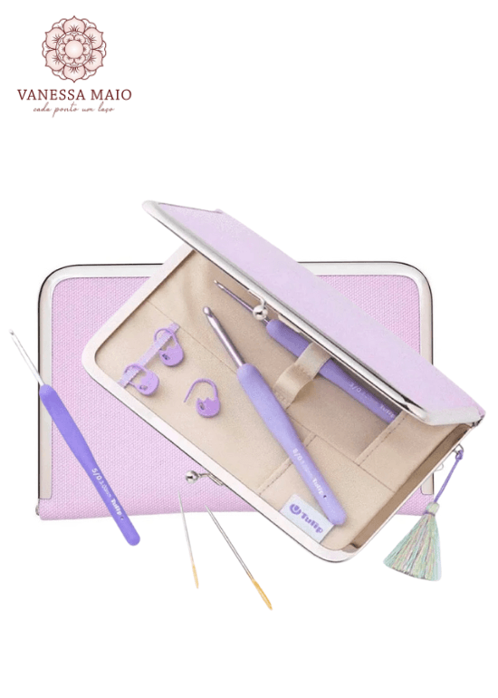 AGULHA DE CROCHÊ TULIP | ETIMO MURASAKI | | Vanessa Maio