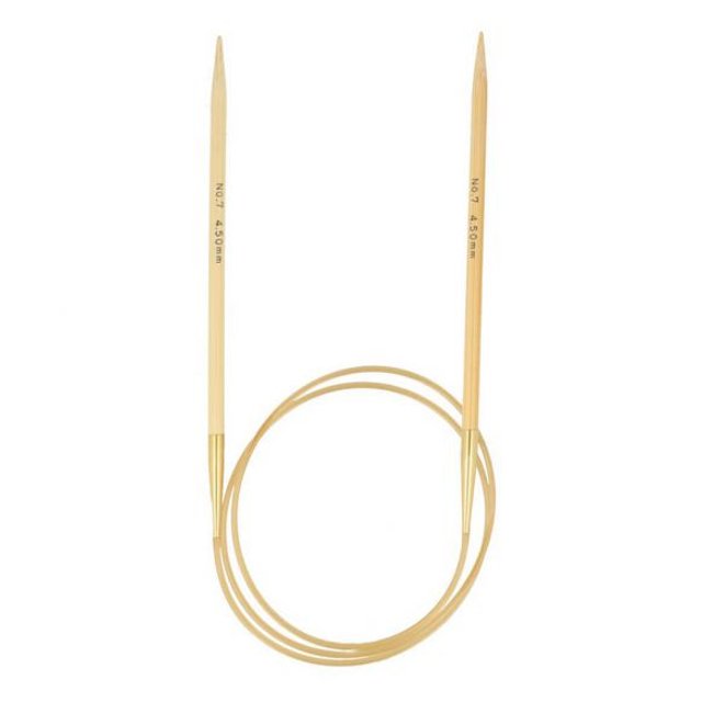 Aiguilles à Tricoter Circulaires Tulip Bambou - 80 Cm, 4,5 Mm