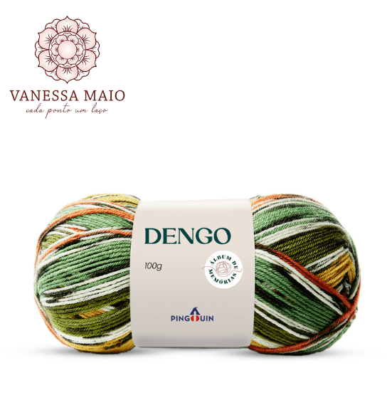 FIO DENGO | PINGOUIN | COLEÇÃO ÁLBUM DE MEMÓRIAS - 100G | Vanessa Maio