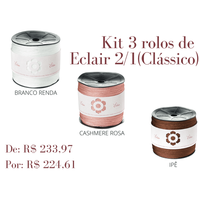 Kit Éclair 2/1 - 750GR (Clássico)