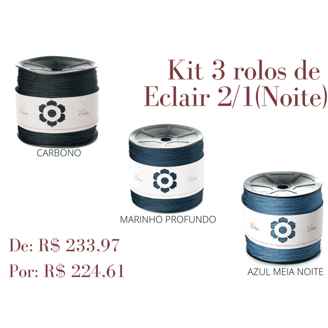 Kit Éclair 2/1 - 750GR (Noite)