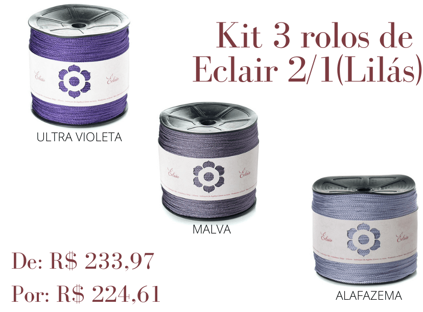 Kit Éclair 2/1 - 750GR (Lilás)