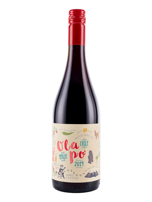 Vinho Tinto Ola Po Merlot 750 ml Chile