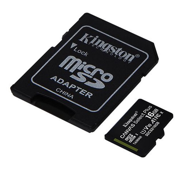 Cartão Micro SD Canvas Select Plus Kingston 256gb 100mb/s
