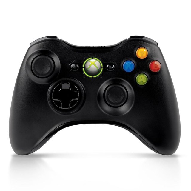 Controle Joystick Xbox 360 Wireless S/ Fio Preto Original - Seminovo