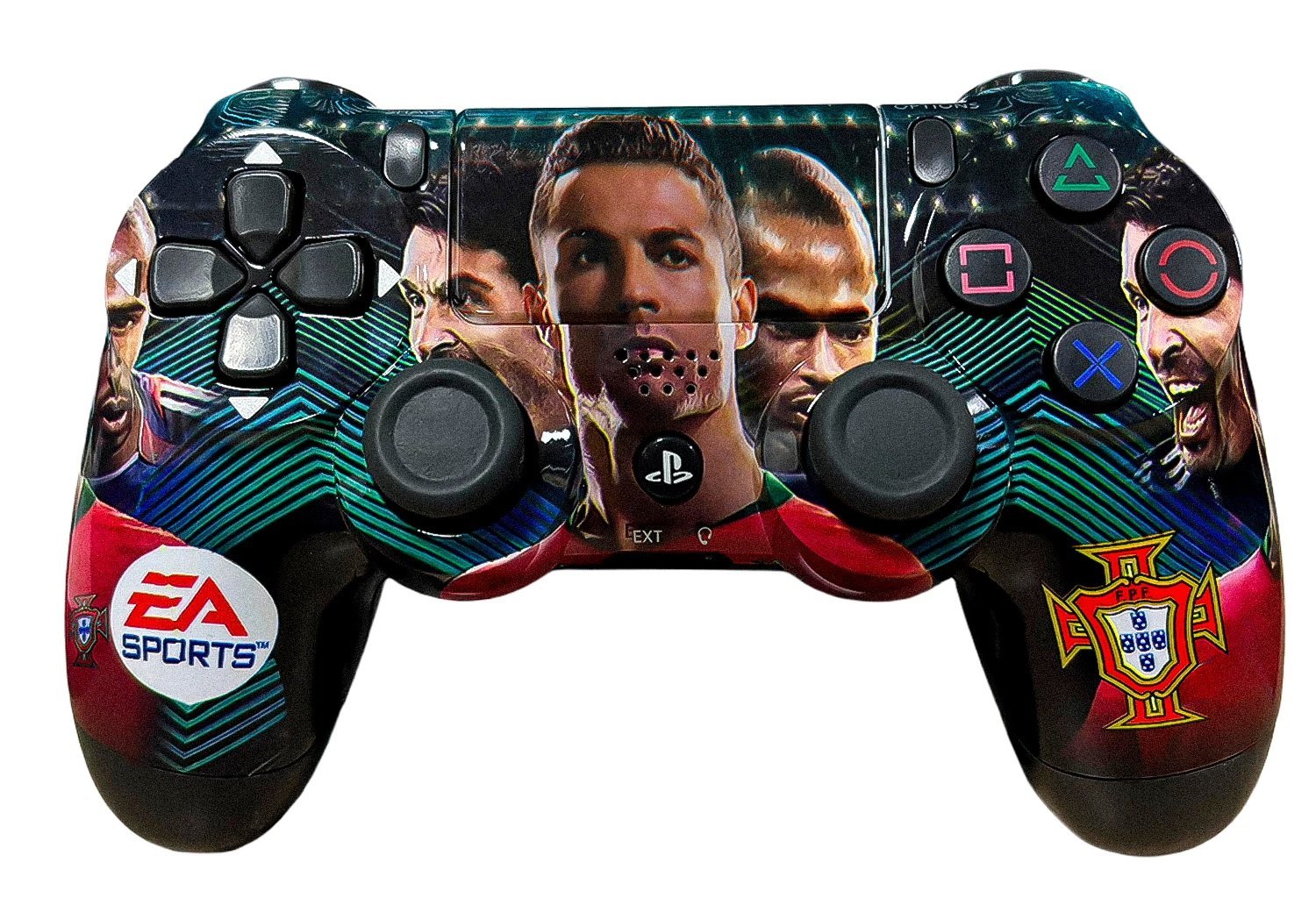 Controle Dualshock 4 para PS4 Wireless - EA Sport CR7 Portugal ...