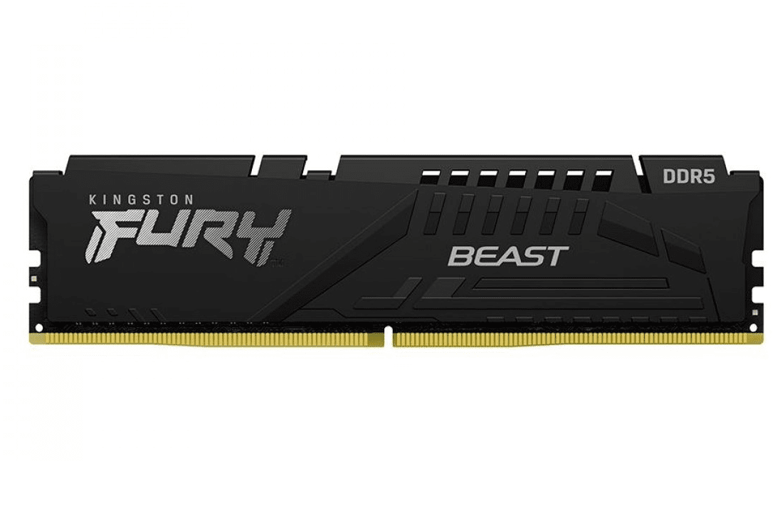 Memória DDR5 Kingston FURY Beast, 16GB, 5600MHz, Black, KF556C40BB-16
