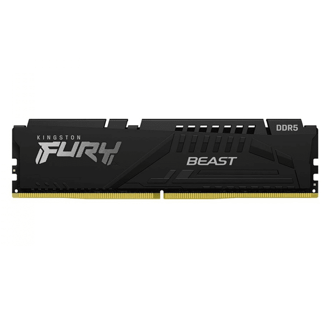 Memória DDR5 Kingston FURY Beast, 16GB, 5600MHz, Black, KF556C40BB-16
