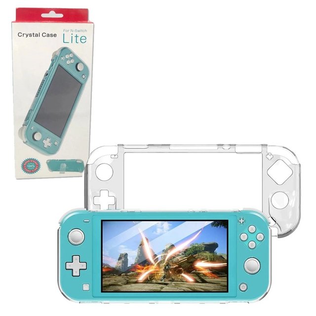 Case Crystal Transparente Com Apoio Nintendo Switch Lite (YH-40)