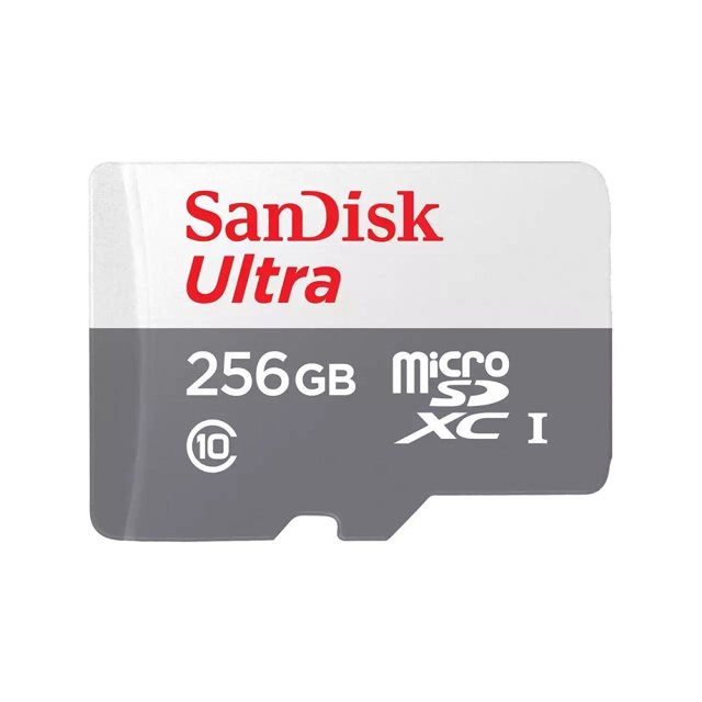 Cartão de Memória MicroSd 2x1 Uhs-i Sandisk Ultra 256Gb 100Mbps Classe 10