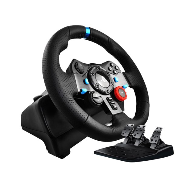 Volante Logitech G29 Driving Force e Pedais com Force Feedback para PS5,  PS4, PS3 e PC