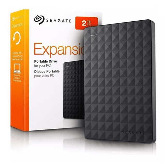 HD Externo Portátil Seagate Expansion 2TB USB 3.0 Preto