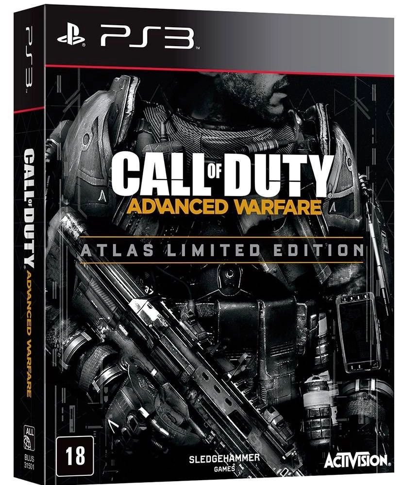 Ps3 - Call Of Duty Advanced Warfare Atlas Limited Edition - Seminovo