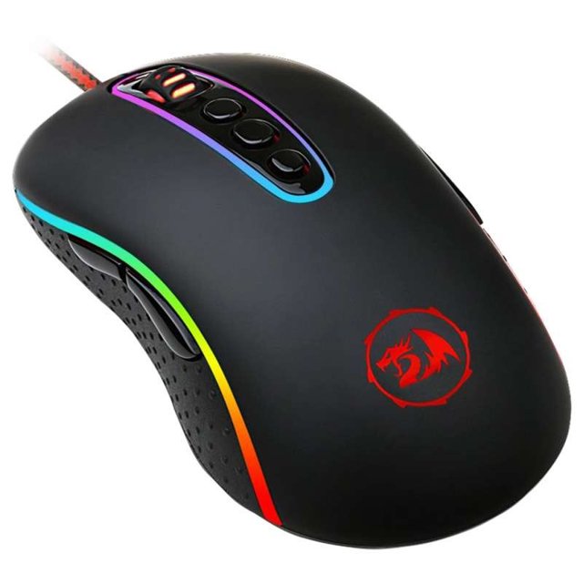 Mouse Gamer Redragon Phoenix 2, RGB, 10000DPI, 9 Botões, Preto - M702-2