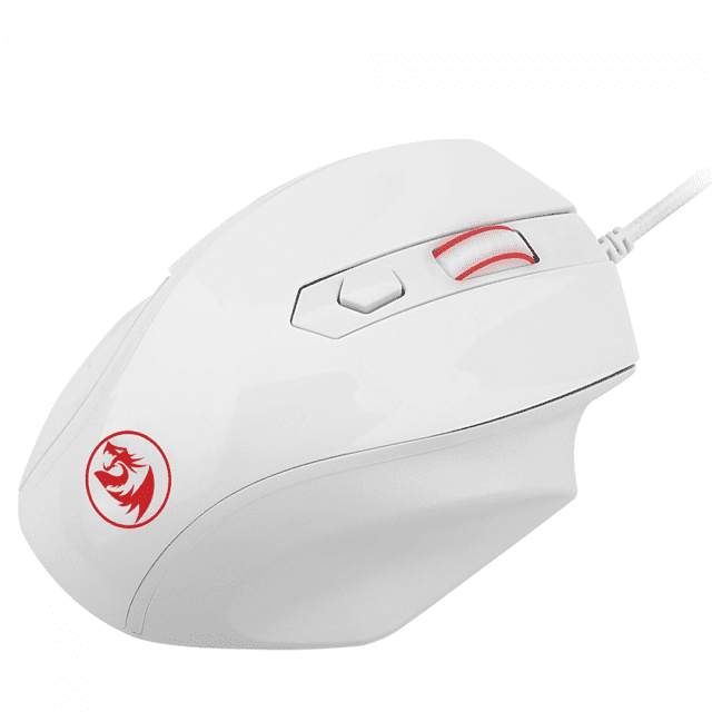Mouse Gamer Redragon Tiger 2, 3200 DPI, 8 Botões, LED Vermelho, White, M709W