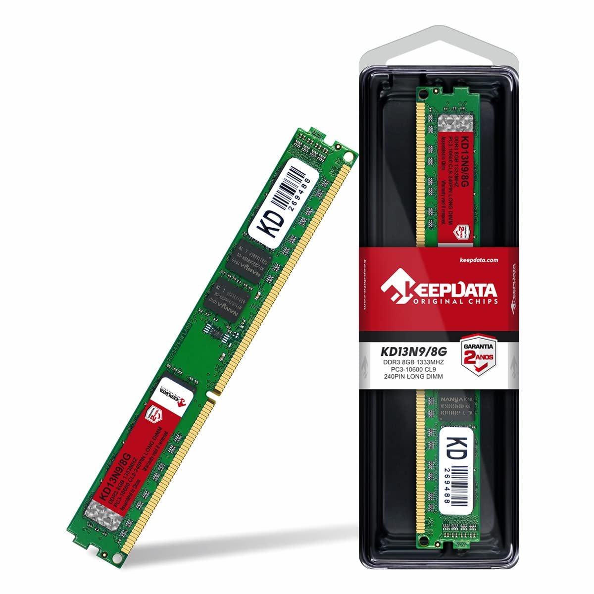 Memoria Ram Ddr3 8gb 1333mhz Kd13n9/8g Keepdata | CiaGames