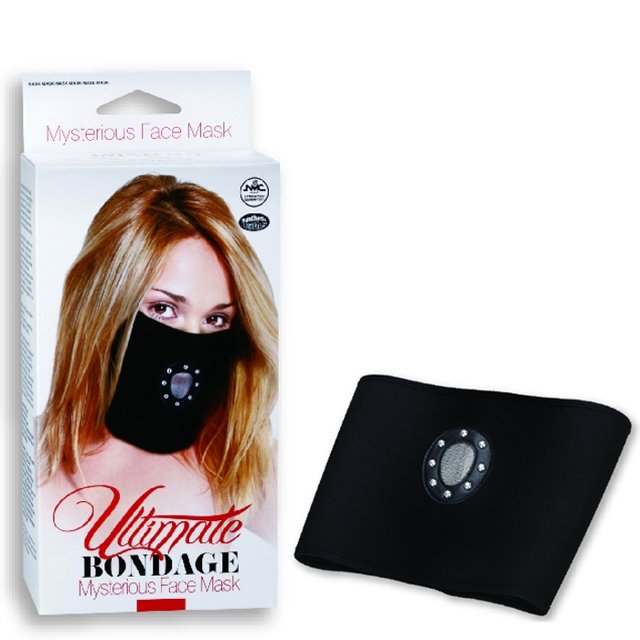 Máscara Fetiche Mysterious Face Mask Ultimate Bondage - Nanma