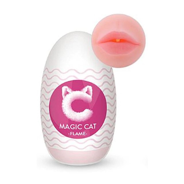 Masturbador Egg com Formato de Boca Magic Cat Flame - Lovetoys