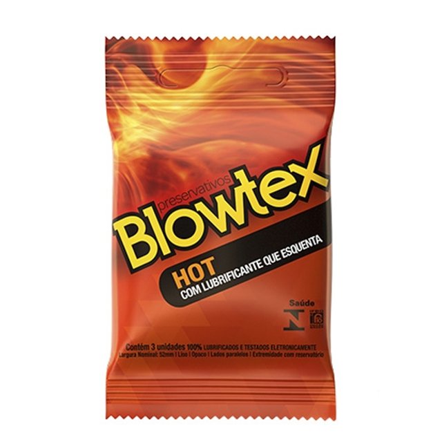 Preservativo Hot com 3 unidades - Blowtex