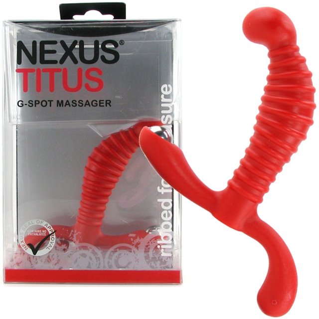 Estimulador de Próstata Curvado com Saliências - Nexus