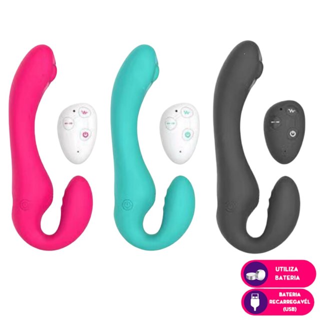 Vibrador Strapless Strap-on Roma-S com Controle Remoto e Controle via Aplicativo - NV-Toys