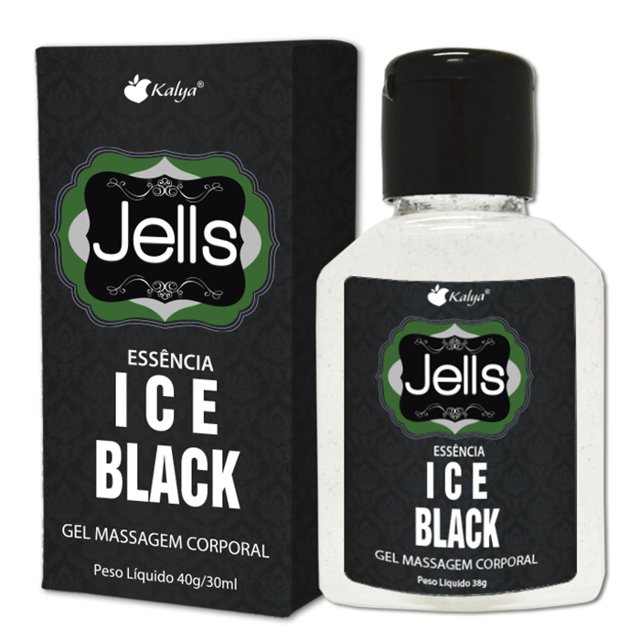 Gel Beijável Jells Ice Black 30ml - Kalya