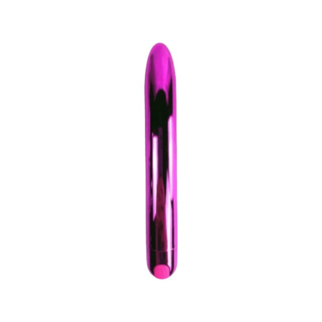 Vibrador Personal Recarregável Cromado com 10 Modos de Vibração - Lovetoys