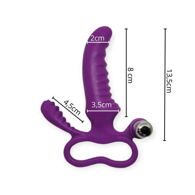 Penetrador e Estimulador com 10 Modos de Vibração Lilac – EroticPoint